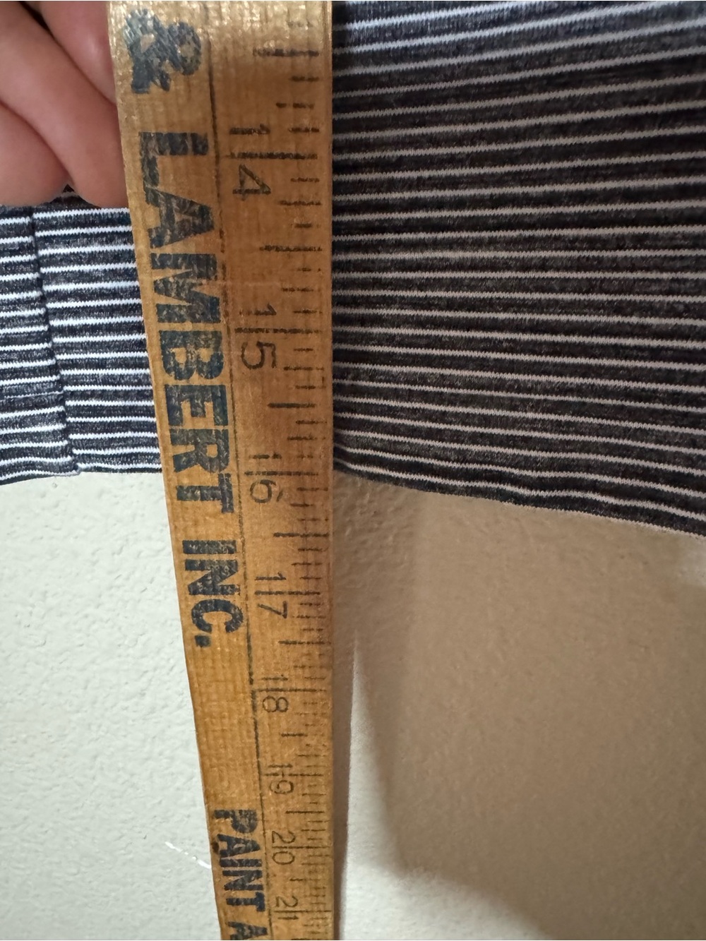 Athleta Gray White Striped Athletic Skort Built In Shorts Zip Pockets Size M - Picture 7 of 7